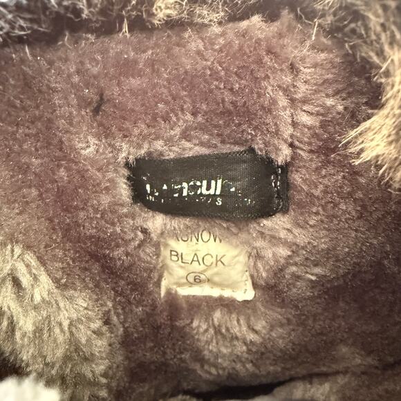 Dream Pairs Women’s Snow Boots Black Waterproof Fur Winter Size 6 - Picture 5 of 10